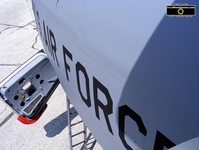 Top view picture of a US Air Force KC-135 Stratotanker refuelling jet.© 2011, FreePhotoCourse.com, all rights reserved.  Free high-res desktop wallpapers and pictures.   