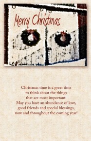 Thumbnail of Printable quarter-fold Christmas Card from FreePhotoCourse.com; (c) 2010, all rights reserved