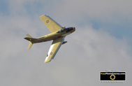 Picture of a CL-13 Sabre, Golden Hawks. © 2011, FreePhotoCourse.com, all rights reserved.  Free high-res desktop wallpapers and pictures. 